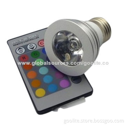 3W RGB LED Spotlight, 180lm Luminous Flux